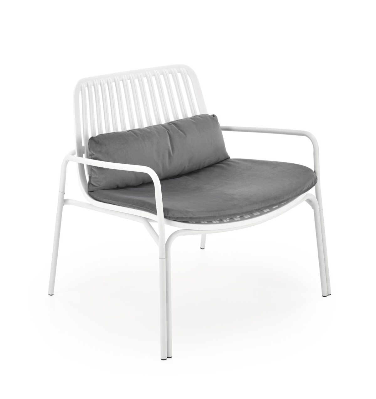 Poltrona Melby in plastica bianco - H75 cm - immagine 12