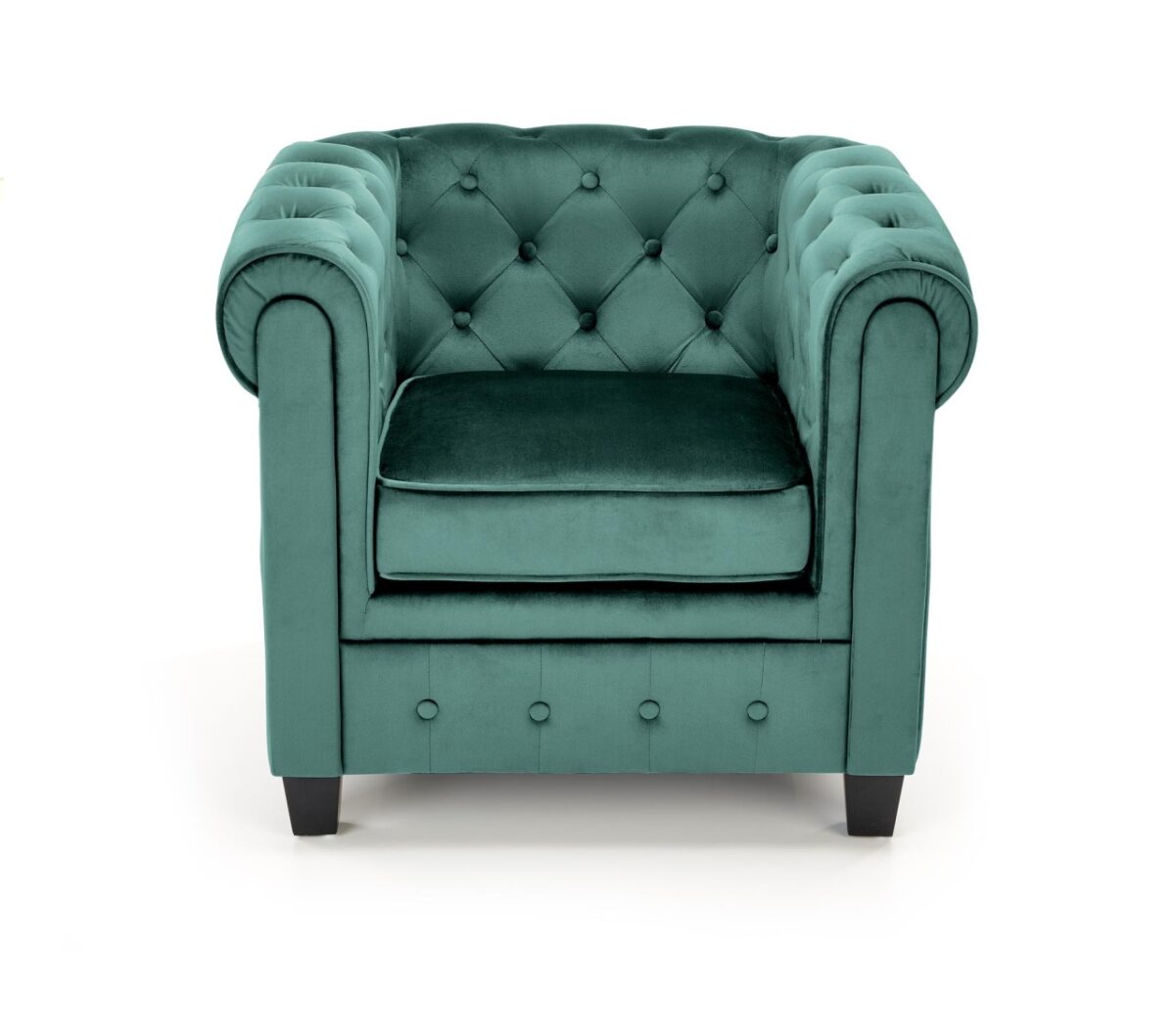 Poltrona Eriksen in velluto verde - immagine 19