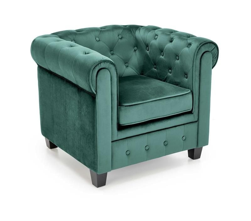 fotoliu-eriksen-velvet-verde27537 Poltrona Eriksen in velluto verde - immagine 1