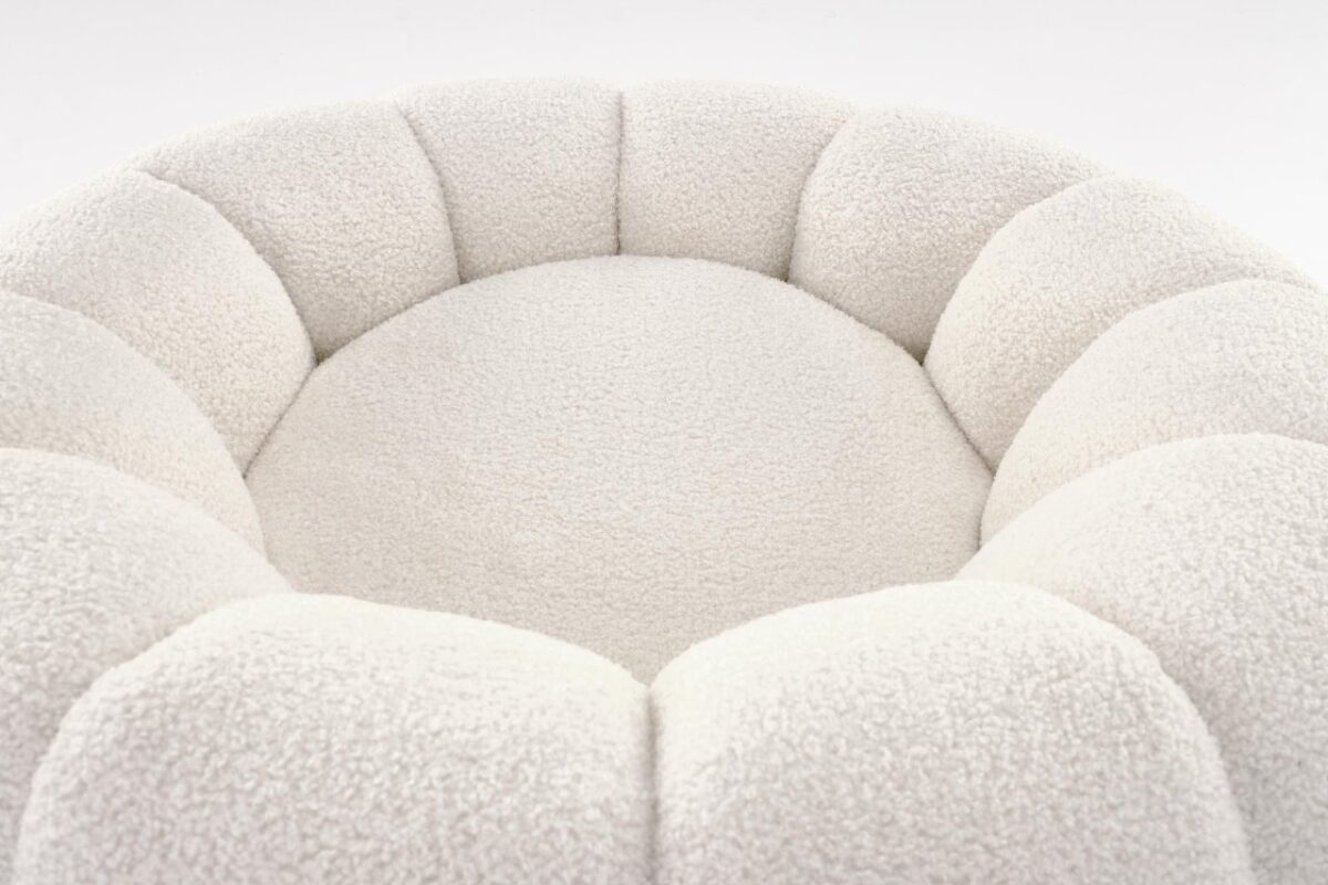 Poltrona Gaspar in crema - H60 cm - immagine 9