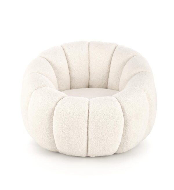 Poltrona Gaspar in crema - H60 cm