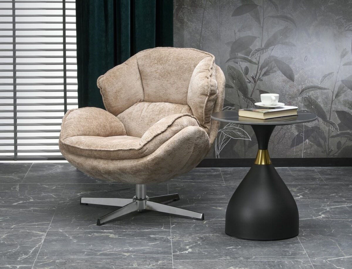 Poltrona Guido in beige - H81 cm - immagine 5