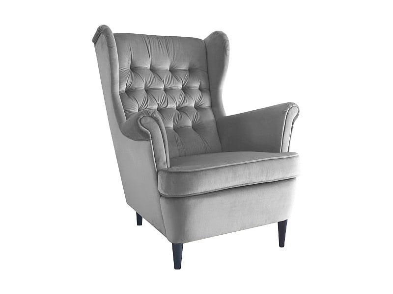 fotoliu-harry-velvet-gri-blu1416136 Poltrona Harry in velluto grigio - Blu14 - immagine 1