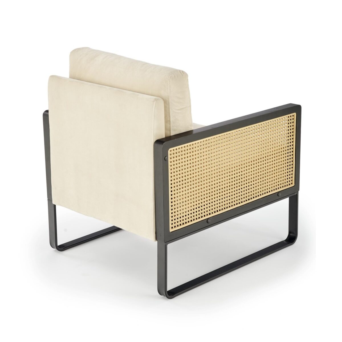 Poltrona Ilario in velluto/rattan - H77 cm - immagine 14