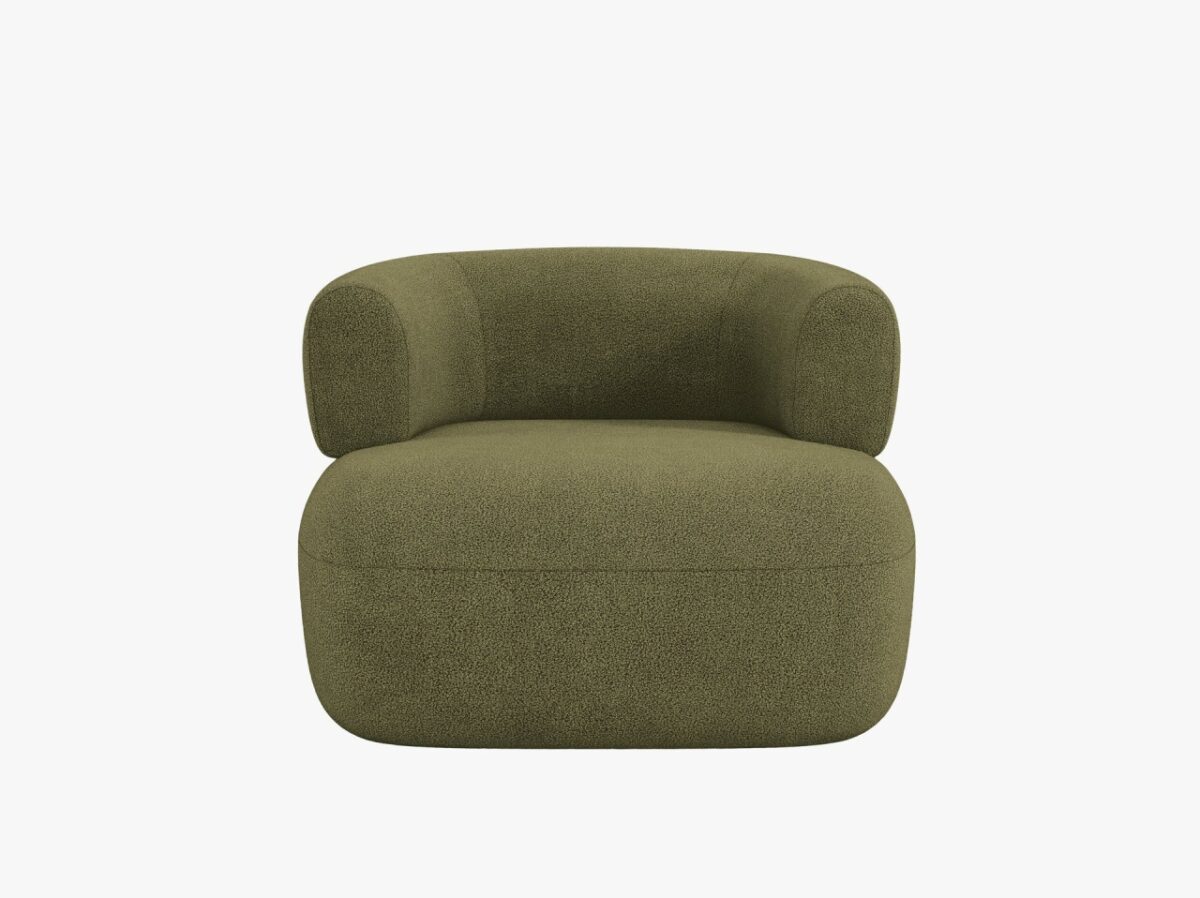 Poltrona Jenny in bouclè - L90 cm - immagine 4