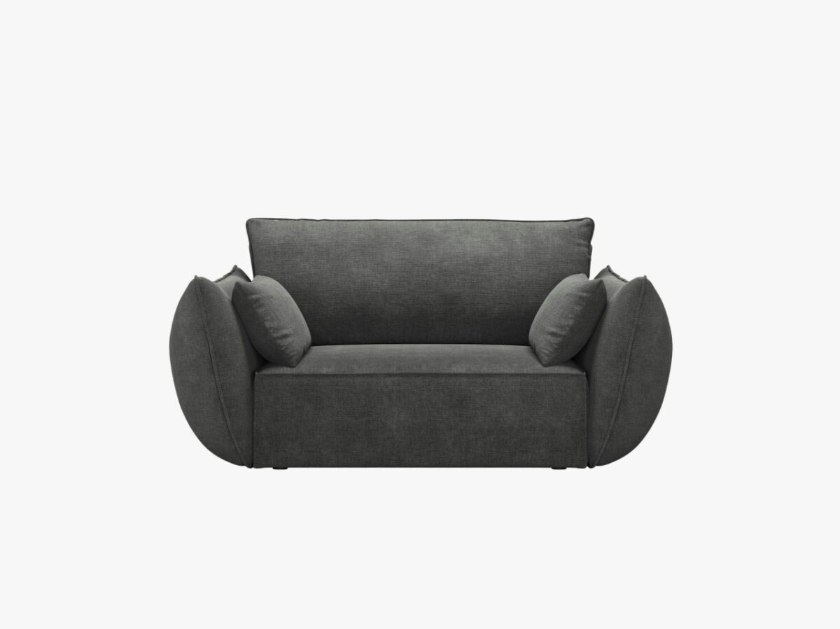 Poltrona Kaelle in ciniglia - L128 cm - immagine 10