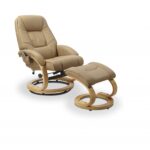 Poltrona Matador beige con funzione di massaggio e riscaldamento