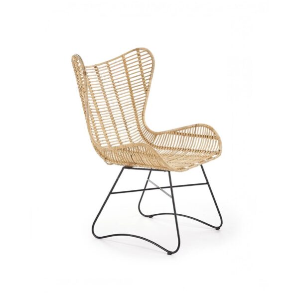 Poltrona Indiana in rattan - H 103 cm