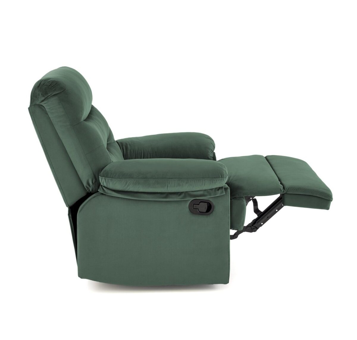 Poltrona reclinabile Drager in velluto verde - H105 cm - immagine 8