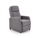Poltrona reclinabile Felipe tessuto grigio - H103 cm