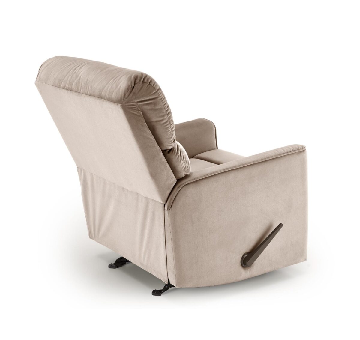 Poltrona reclinabile Karim in tessuto beige - H103 cm - immagine 8