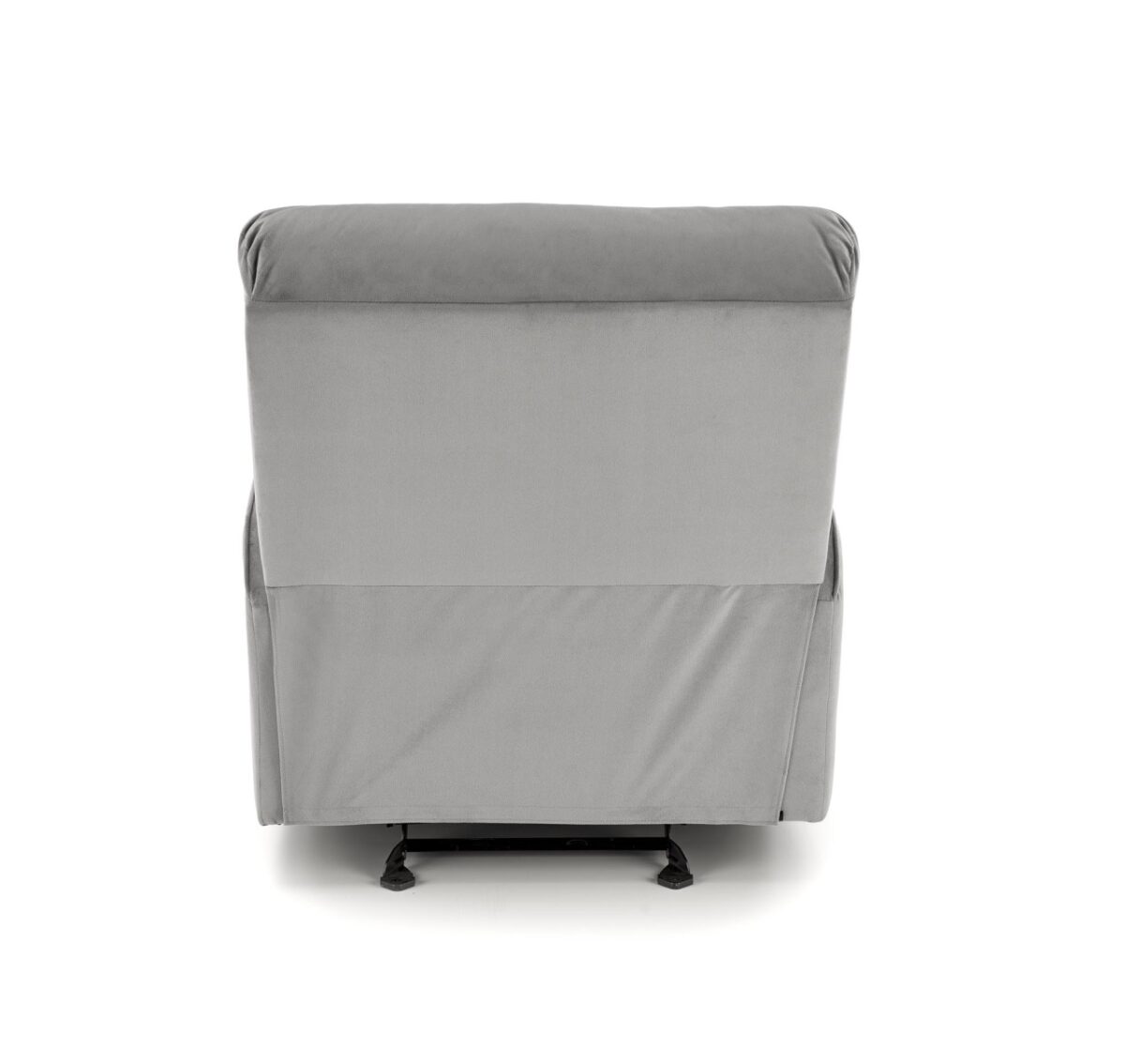 Poltrona reclinabile Karim in tessuto grigio - H103 cm - immagine 4