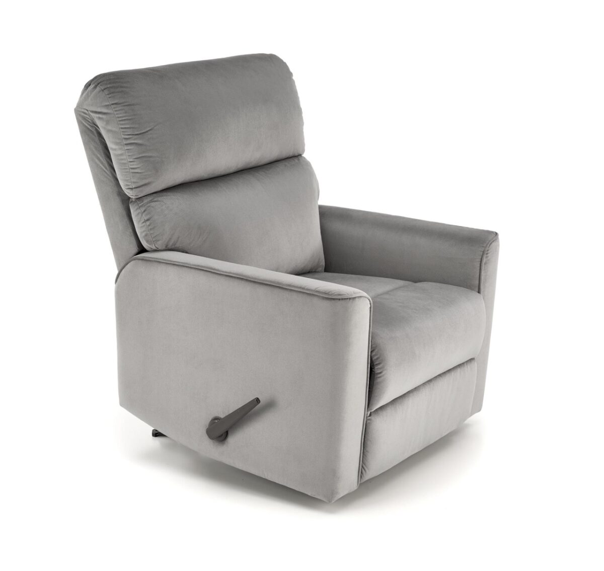 Poltrona reclinabile Karim in tessuto grigio - H103 cm - immagine 6