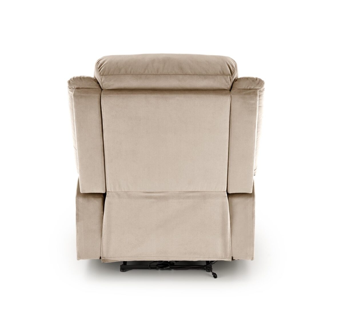Poltrona reclinabile Loris in tessuto beige - H105 cm - immagine 3