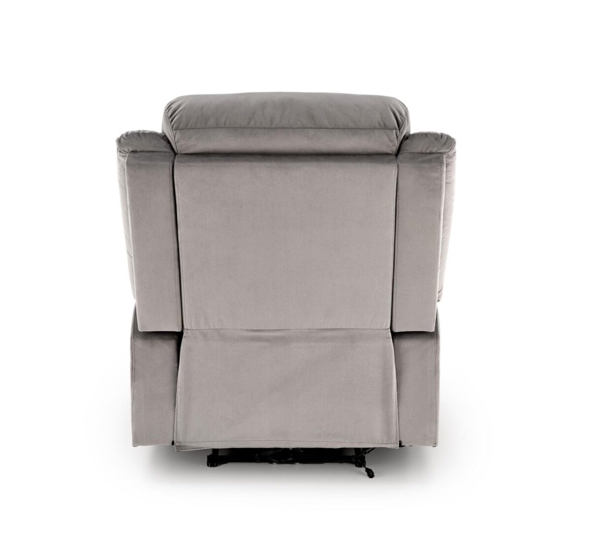 Poltrona reclinabile Loris in tessuto grigio - H105 cm - immagine 6