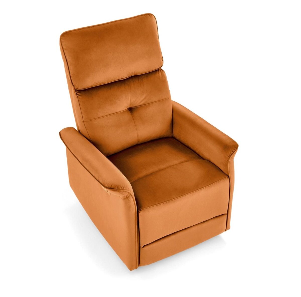 Poltrona reclinabile Semir in velluto cannella - H108 cm - immagine 2