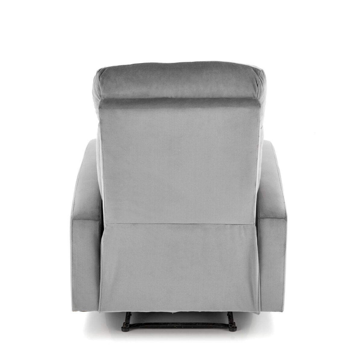 Poltrona reclinabile Wonder in velluto grigio - H98 cm - immagine 6