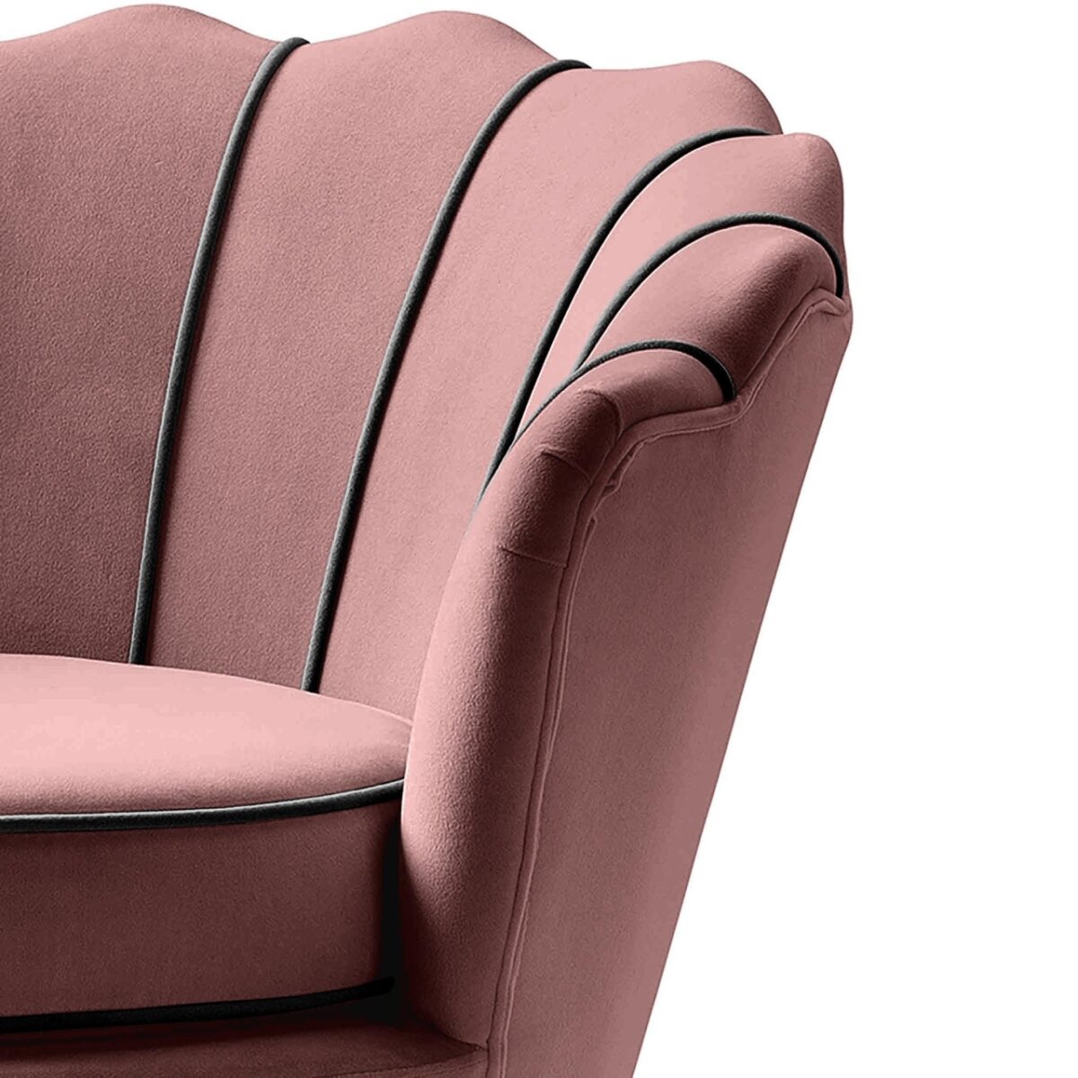 Poltrona imbottita Angelo in rosa - immagine 7