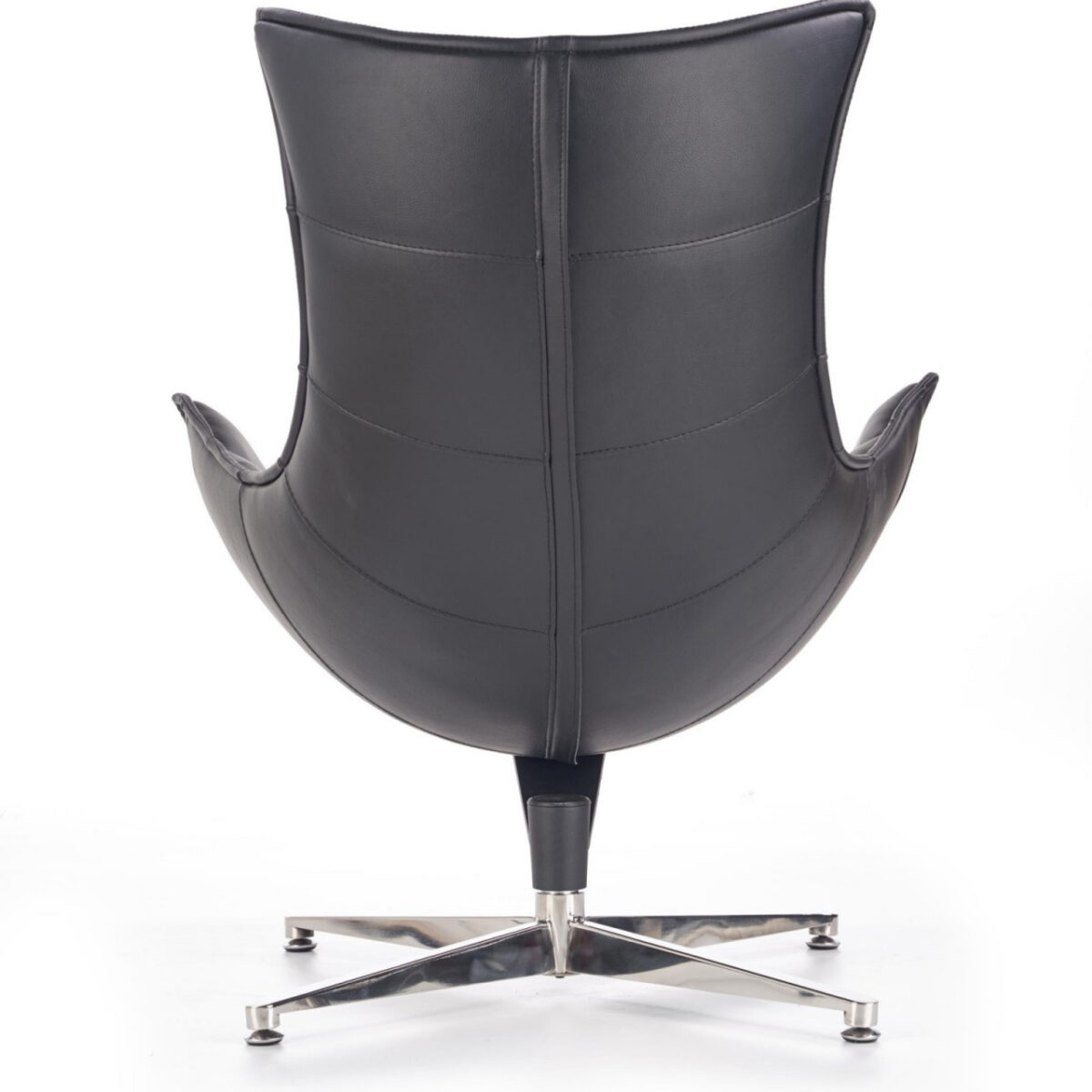 Poltrona imbottita Luxor in nero - H 96 cm - immagine 3