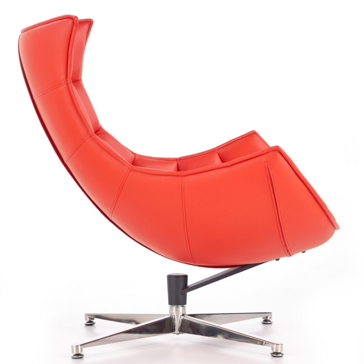 Poltrona imbottita Luxor in rosso - H 96 cm - immagine 3