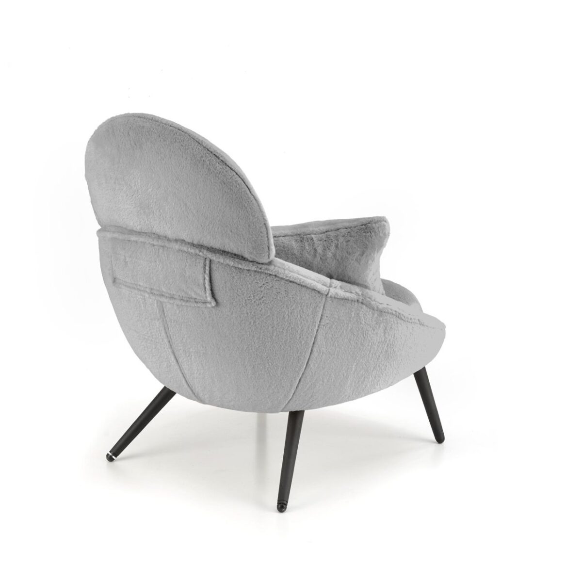 Poltrona imbottita Merry in grigio - H95 cm - immagine 5