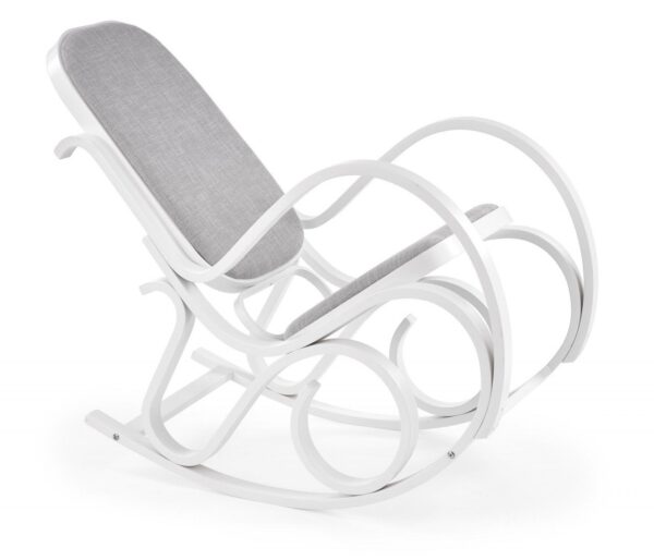 Poltrona a dondolo Max Bis Plus bianco H95 cm