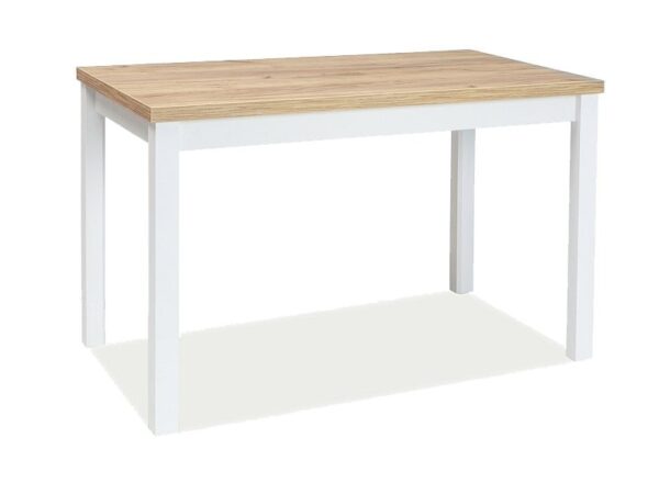 Tavolo Adam in rovere dorato/bianco - L100 x l60 x h75 cm