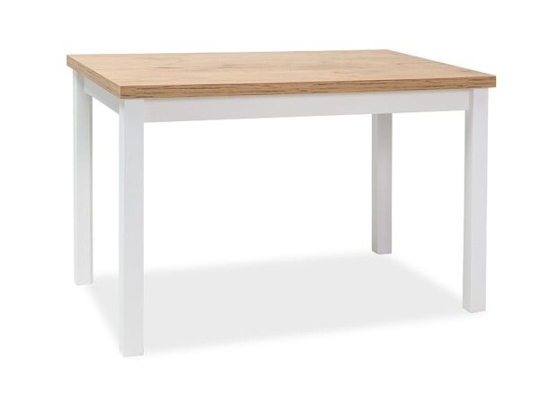 Tavolo Adam in rovere lancelot/bianco opaco - L120 x l68 x h75 cm
