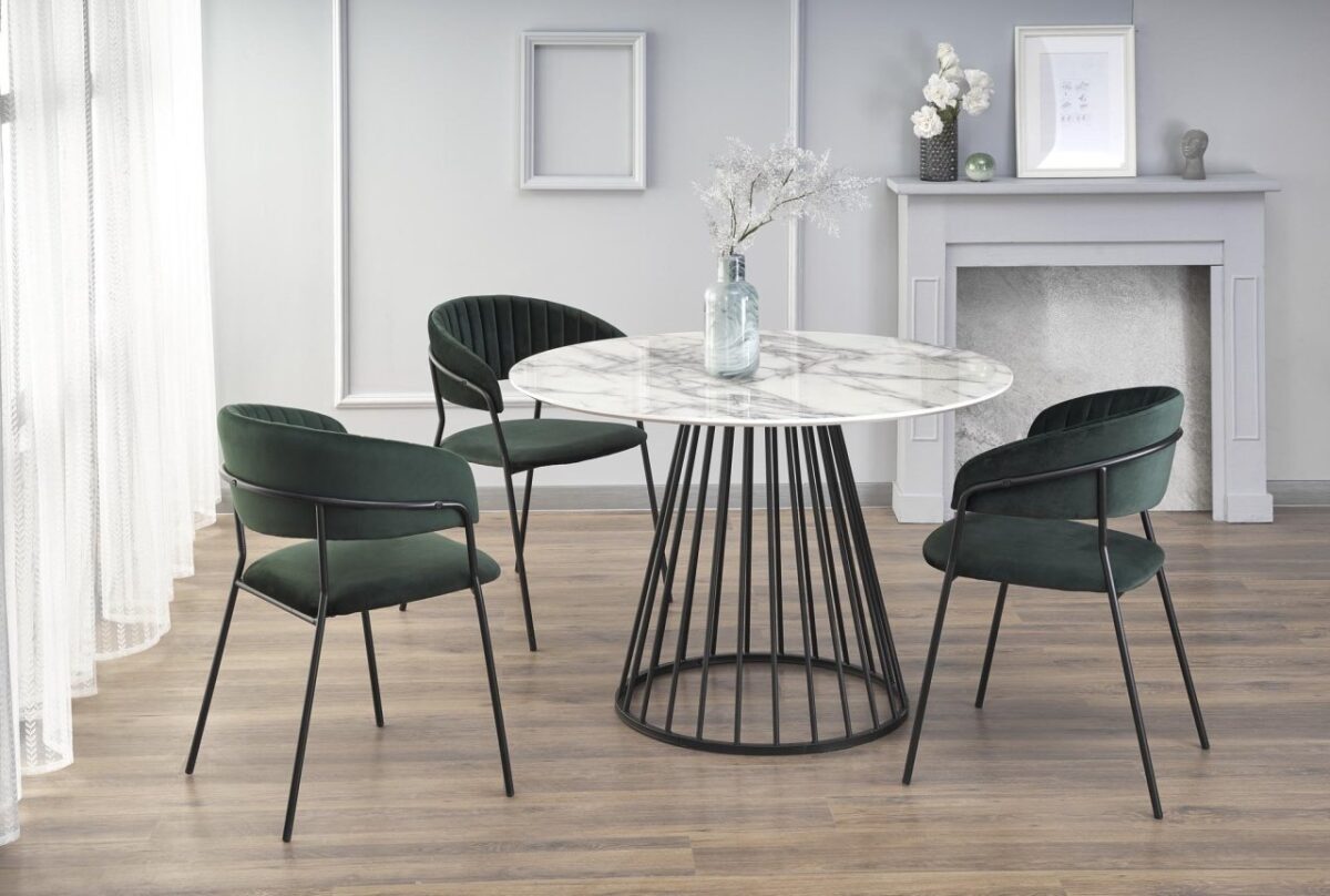 Tavolo effetto marmo Brodway - H75 cm - immagine 9