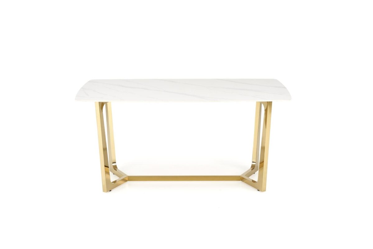 Tavolo Clemente bianco/oro L160 x l90 x H76 - immagine 4