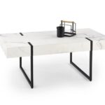 Tavolino da caffè Blanca effetto marmo - L110 x l60 x h43 cm