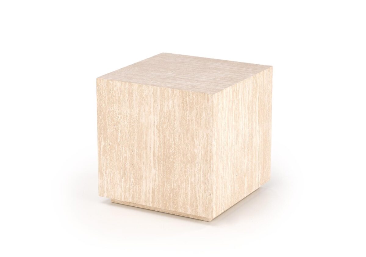 Tavolino da caffè quadrato Travertino S - L45cm - immagine 9
