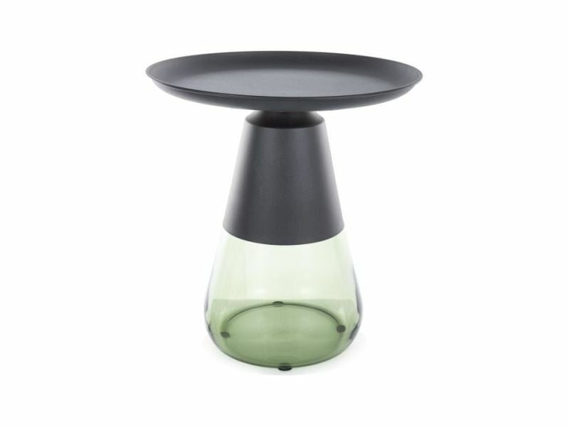 masa-de-cafea-tiffany-a-negru-verde-o50-h52-cm175468 Tavolino da caffè Tiffany A in nero/verde - ø50/h52 cm - immagine 1