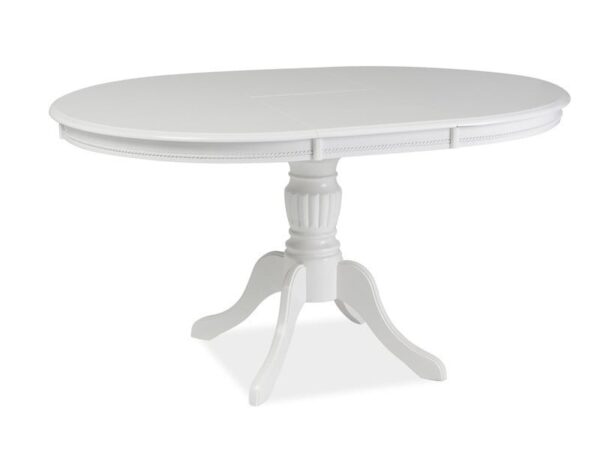 Tavolo Olivia allungabile bianco - L 106-141 x L 106 x H 76 cm