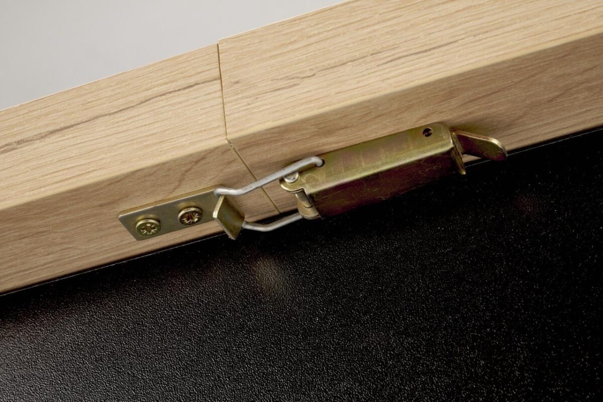Tavolo allungabile Bagio in rovere castagno/nero - L120-160 cm - immagine 3