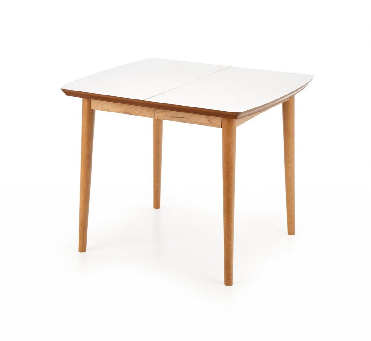 Tavolo allungabile Barret in mdf in bianco opaco - L90/190 x l80 x h75 cm - immagine 3