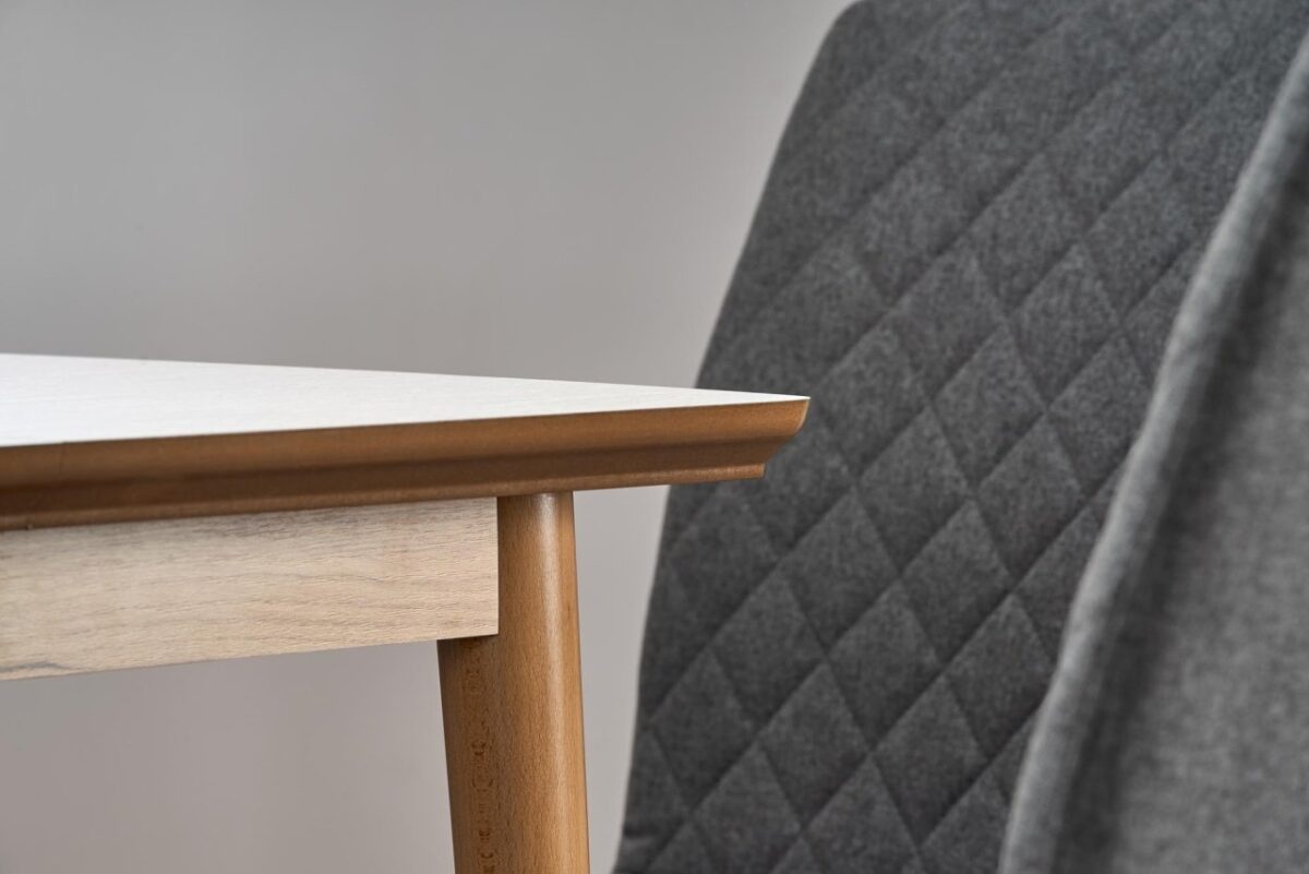 Tavolo allungabile Barret in mdf in bianco opaco - L90/190 x l80 x h75 cm - immagine 22