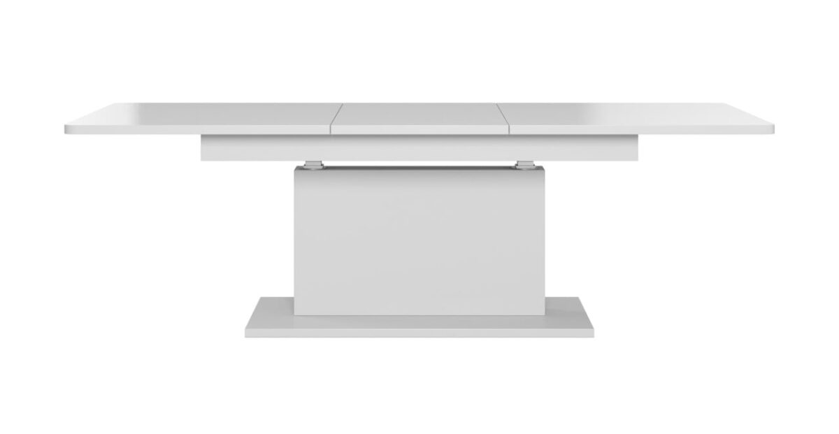 Tavolo allungabile Busetti in bianco opaco - L126-167 cm - immagine 13