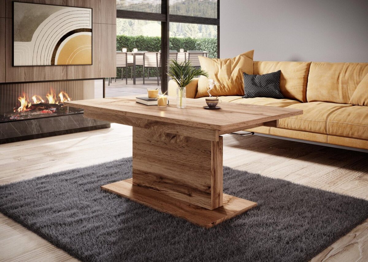 Tavolo allungabile Busetti in rovere wotan - L126-167 cm - immagine 4