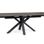 Tavolo allungabile Columbus Ceramic marrone LEGNO/nero - L160-240 cm