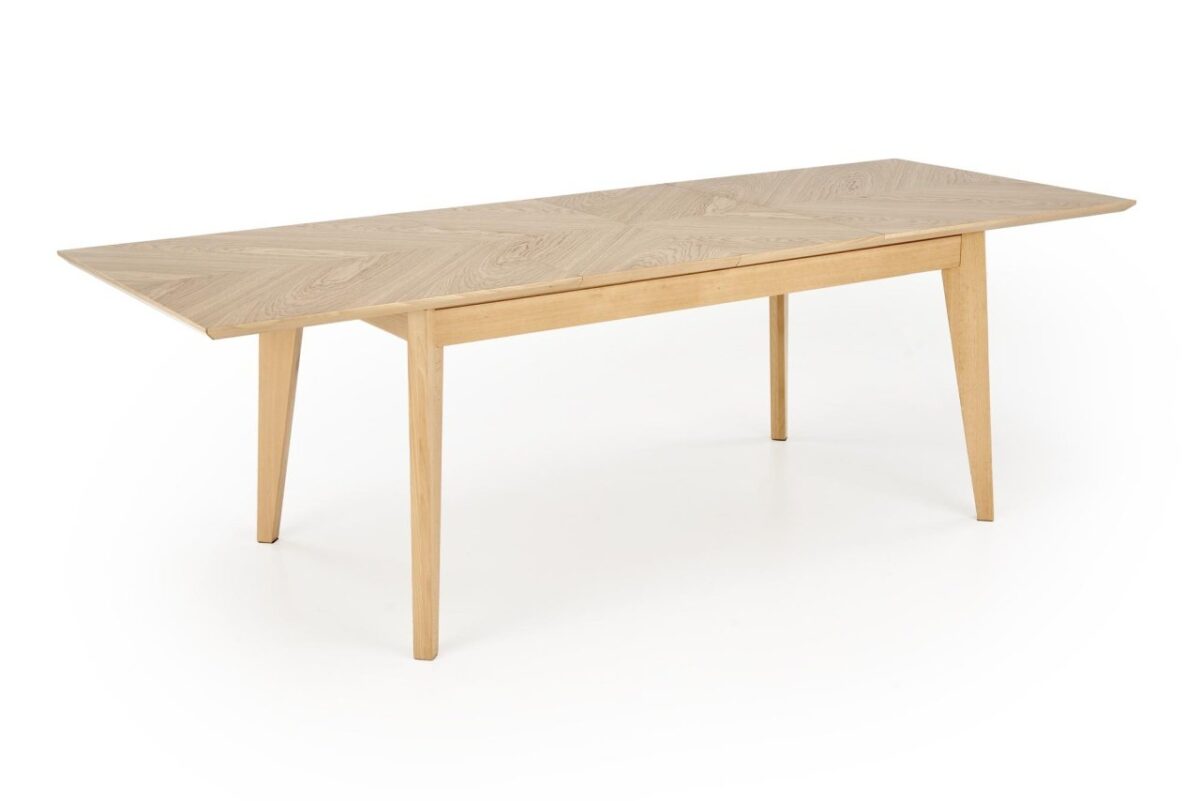 Tavolo allungabile Edmondo in legno naturale - L160-240 cm - immagine 12