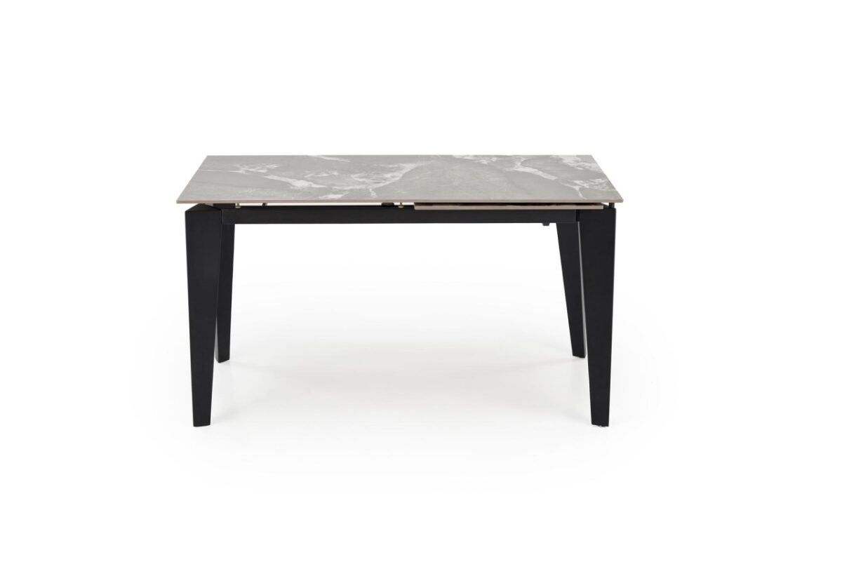 Tavolo Felix allungabile effetto marmo grigio/nero L141-201 cm - immagine 11