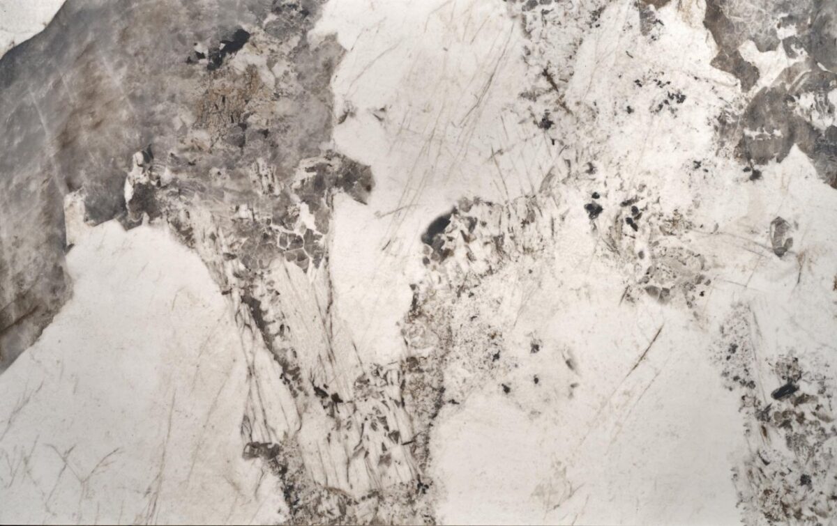 Tavolo allungabile Fernando effetto marmo bianco/nero L160-240 cm - immagine 18