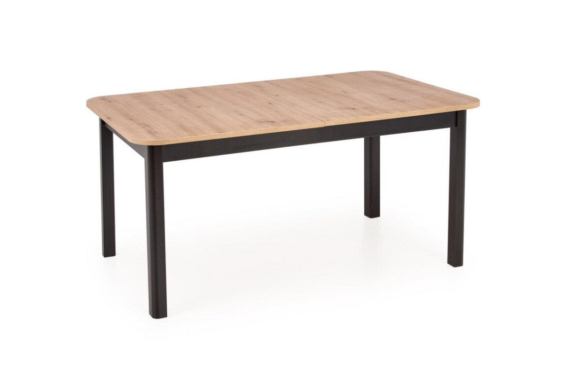 Tavolo allungabile Florian in rovere castagno/nero - L160-228 cm - immagine 13