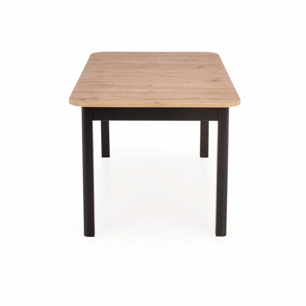 Tavolo allungabile Florian in rovere castagno/nero - L160-228 cm - immagine 14