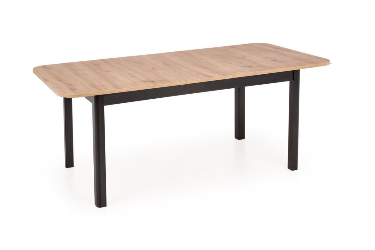 Tavolo allungabile Florian in rovere castagno/nero - L160-228 cm - immagine 19