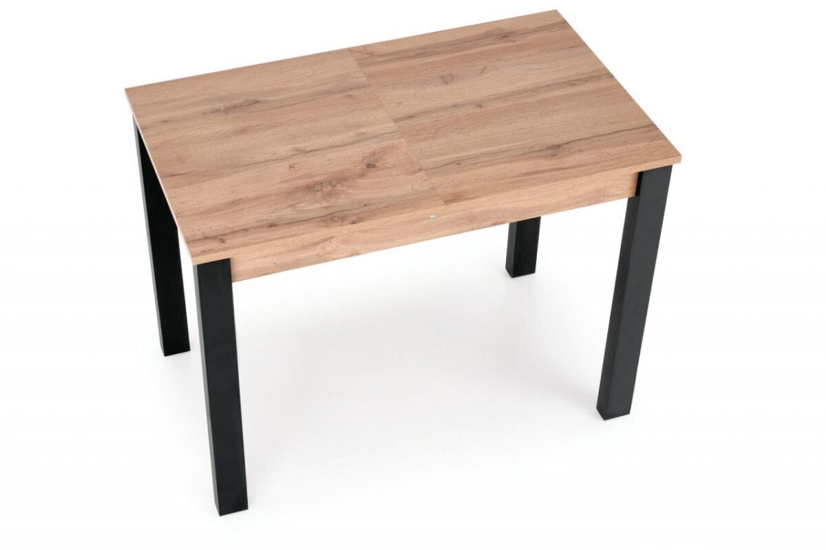 Tavolo allungabile Gino in rovere/nero - immagine 3
