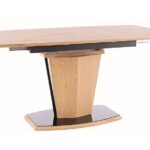 Tavolo allungabile Houston in rovere - l80 x h76 x l120-160 cm
