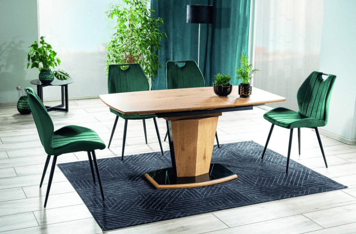 Tavolo allungabile Houston in rovere - l80 x h76 x l120-160 cm - immagine 4
