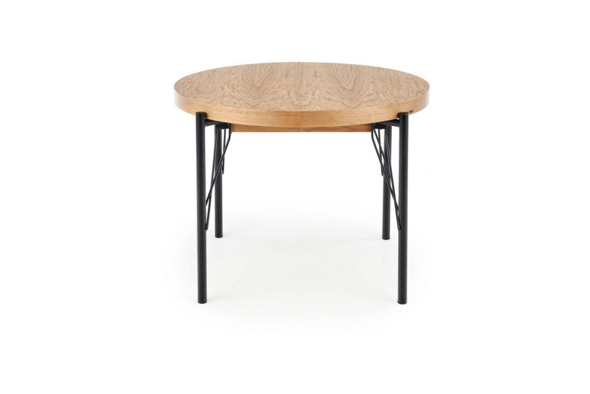 Tavolo Inferno allungabile in rovere/nero - L100-300 x L100 x H76 - immagine 17